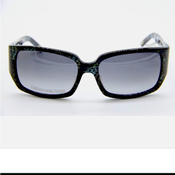 CARMEN MARC VALVO DANICA AQUA. AUTHENTIC SUNGLASSES 58-15 - Picture 1 of 6